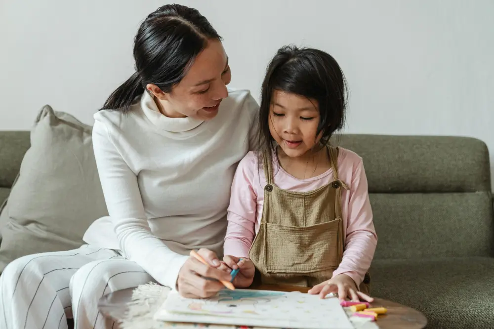 Creative learning with tutor and child